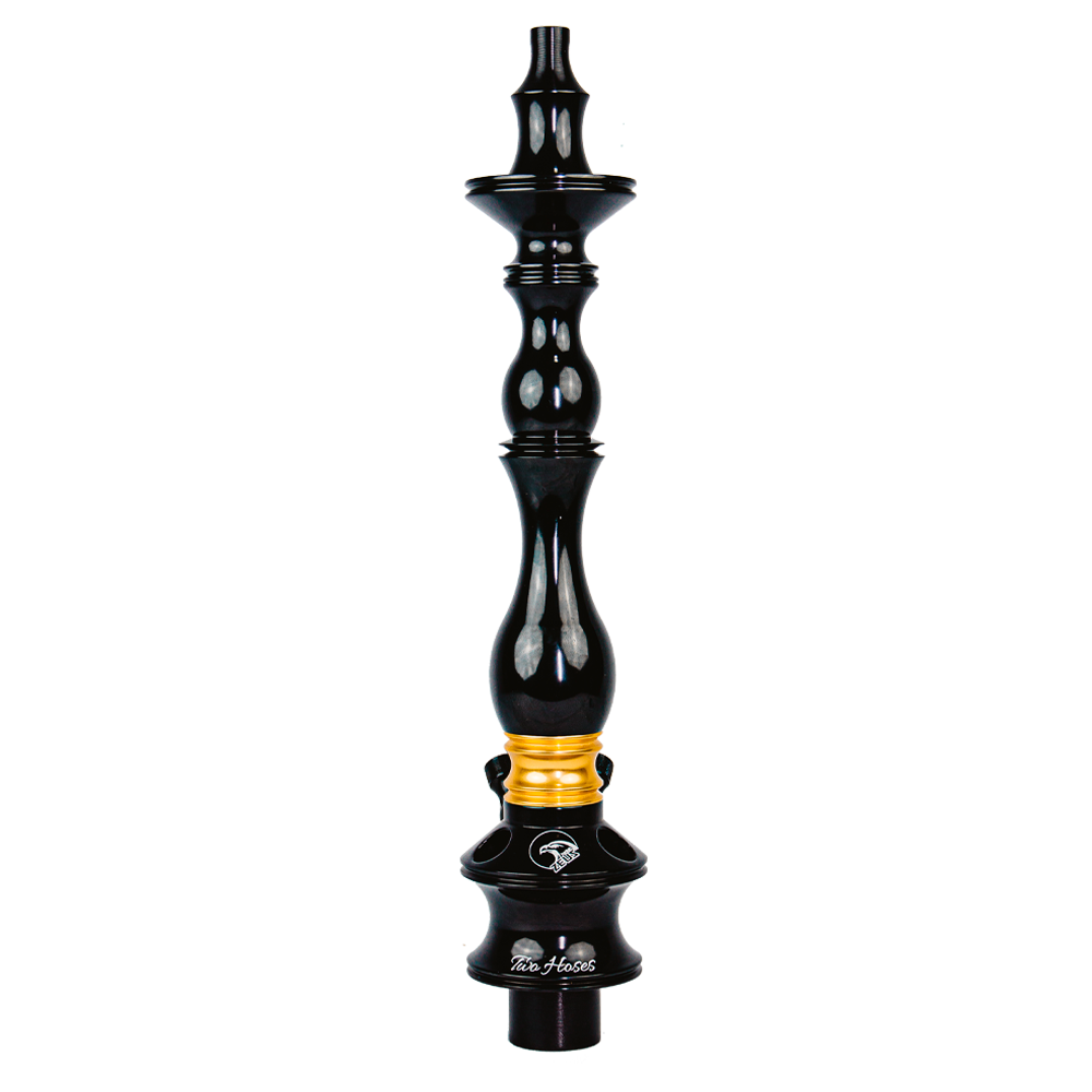 15128761166-stmzstw001.png Stem Narguile Zeus Two Hoses - Preto - Imagem 1
