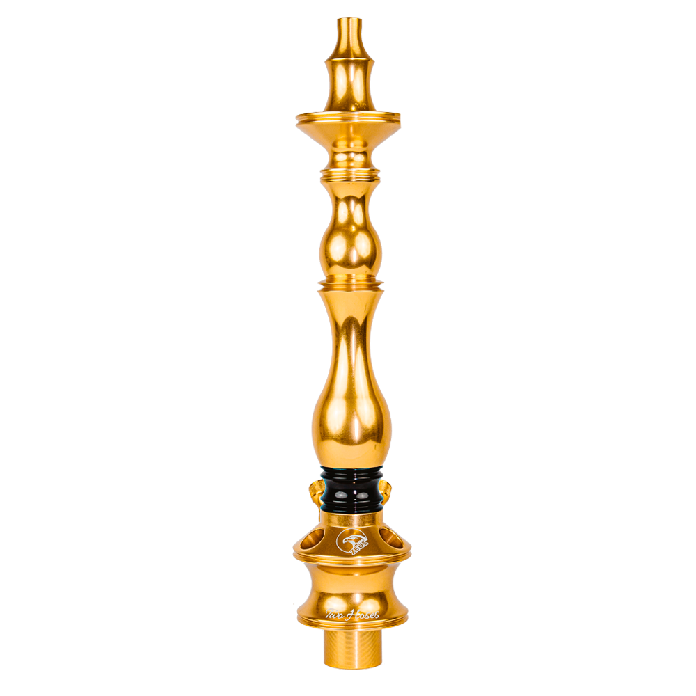 15128761629-stmzstw002.png Stem Narguile Zeus Two Hoses - Dourado - Imagem 1