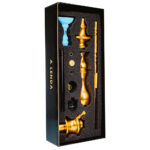 Stem Narguile Zeus Two Hoses - Dourado - Imagem 2