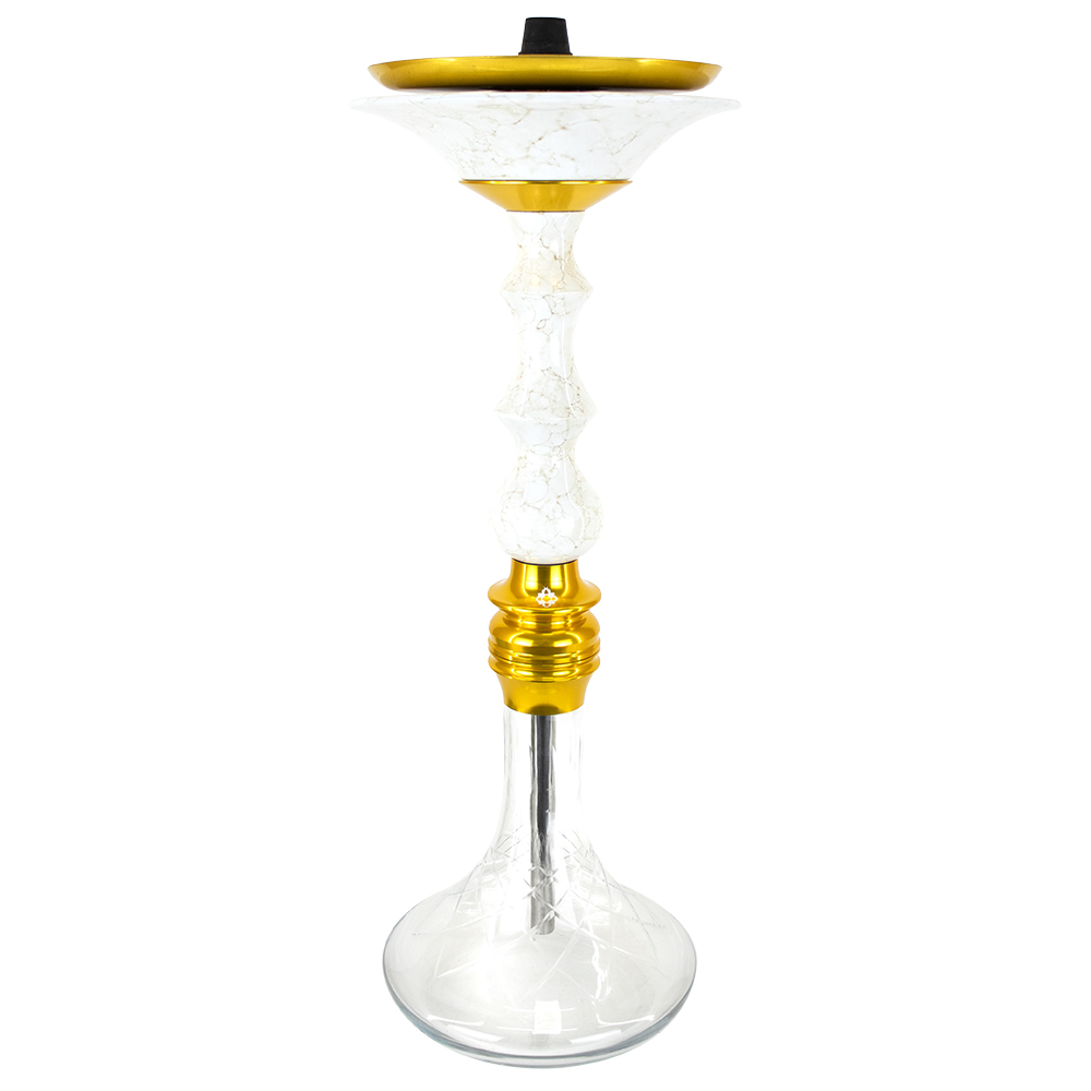 15165761481-amzd02.jpg Narguile Amazon Hookah Designo - Dourado/Botticino - Imagem 1