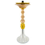 Narguile Amazon Hookah Designo - Dourado/Clear
