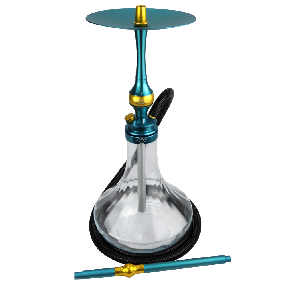 15173484931-zggflsh008.png Narguile Ziggy Flash - Turquesa - Imagem 1