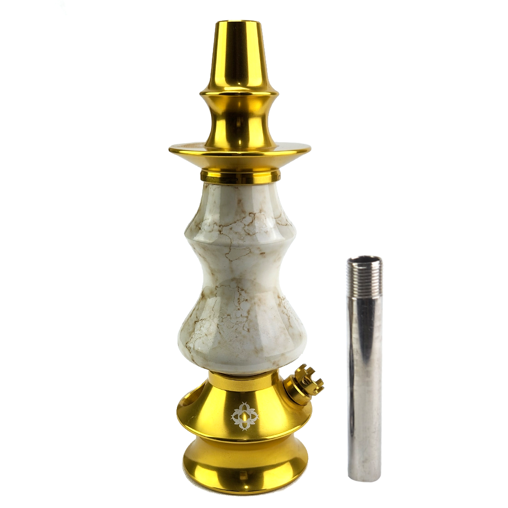 15175773062-snahpe03.png Stem Narguile Amazon Hookah Prime - Dourado/Botticino - Imagem 1