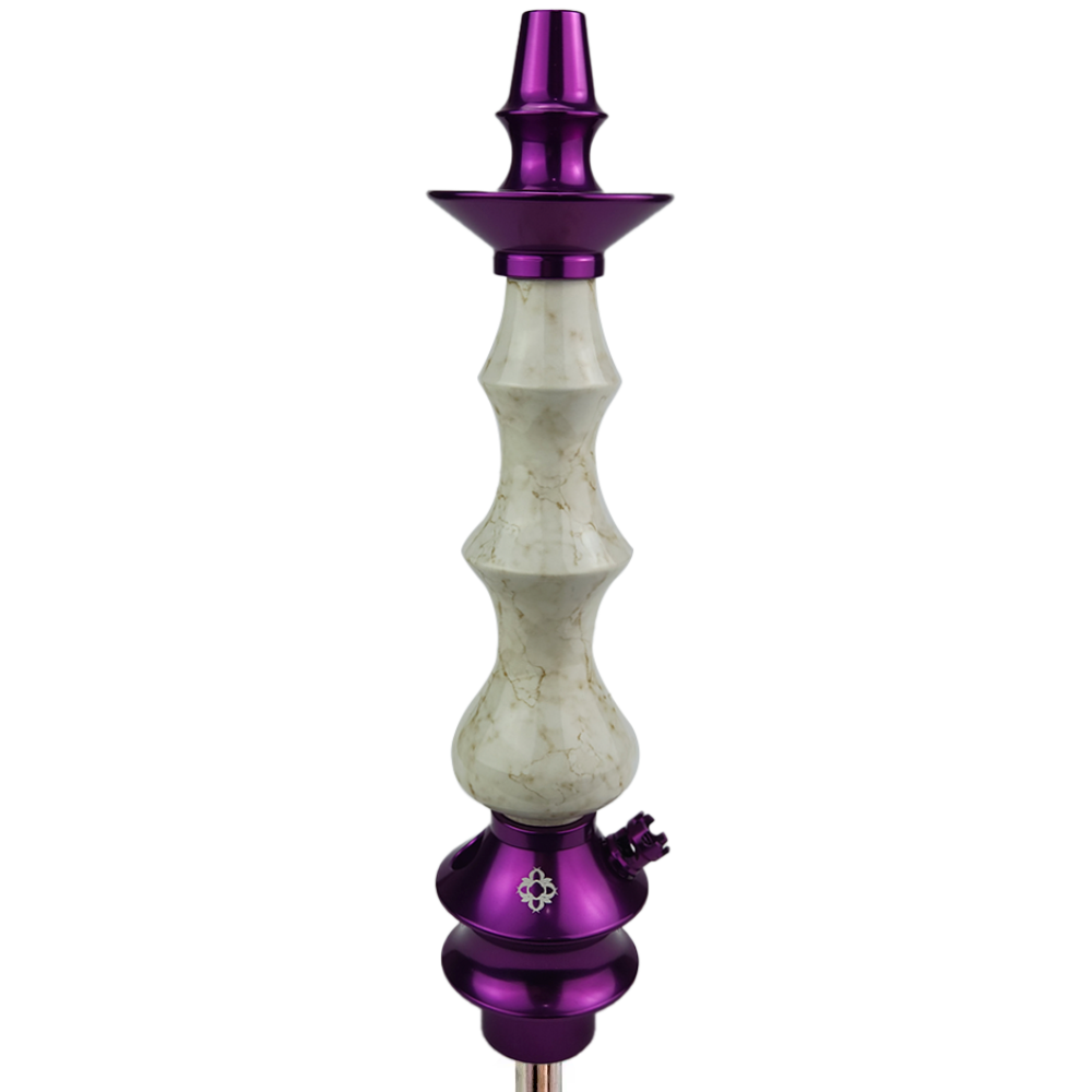 15176913059-snahp01.png Stem Narguile Amazon Hookah Pride - Roxo/Botticino - Imagem 1