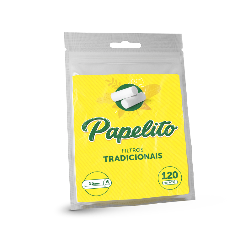15182084760-pdhdsr33.webp Filtro Papelito Tradicional 15mm X 6mm (Pacotes de 120un) - Imagem 1