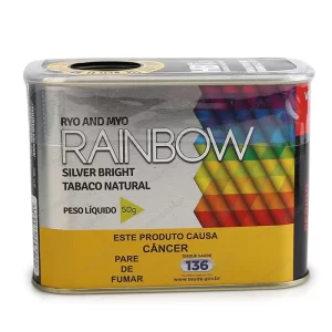 Tabaco Para Enrolar Cigarro Rainbow Silver Bright 50g