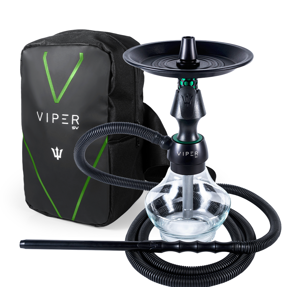 15209454563-blsap09.png Narguile Completo Triton Viper SV - Verde + Bolsa SV - Imagem 1