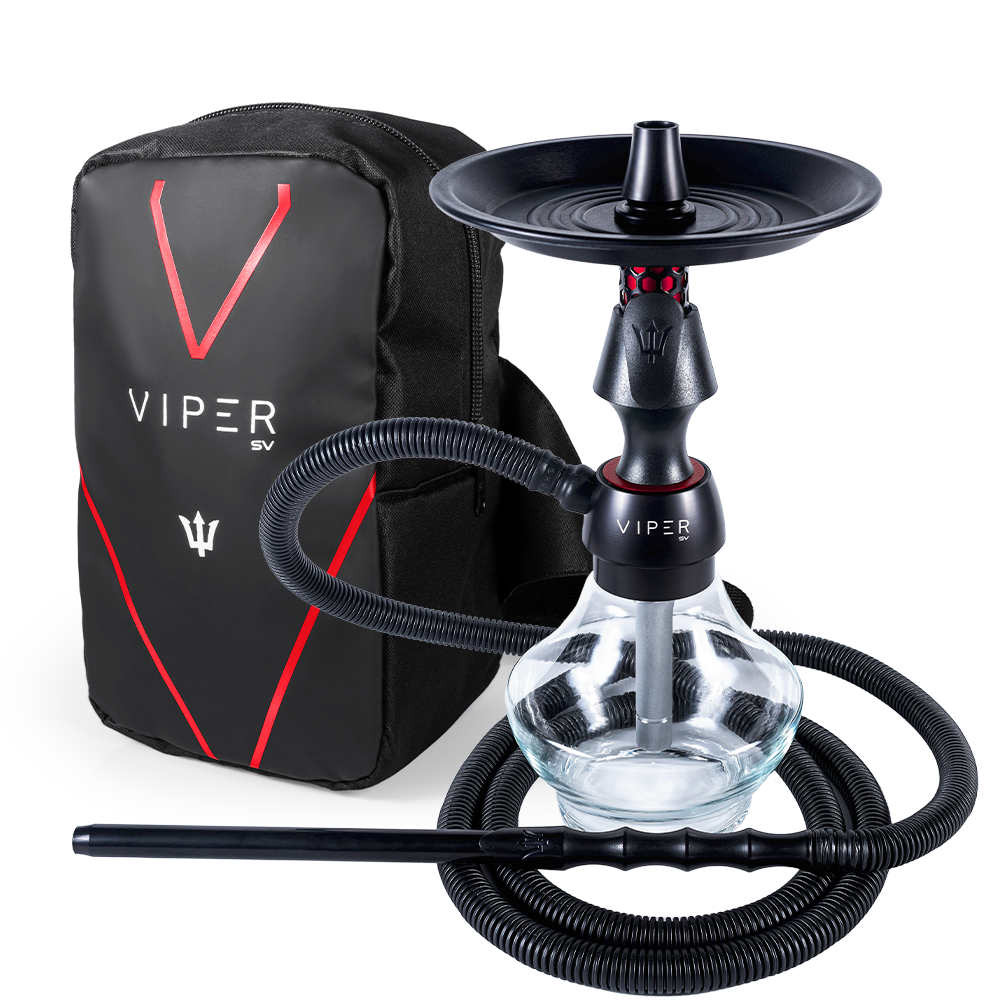 15209454619-blsap10.png Narguile Completo Triton Viper SV - Vermelho + Bolsa SV - Imagem 1