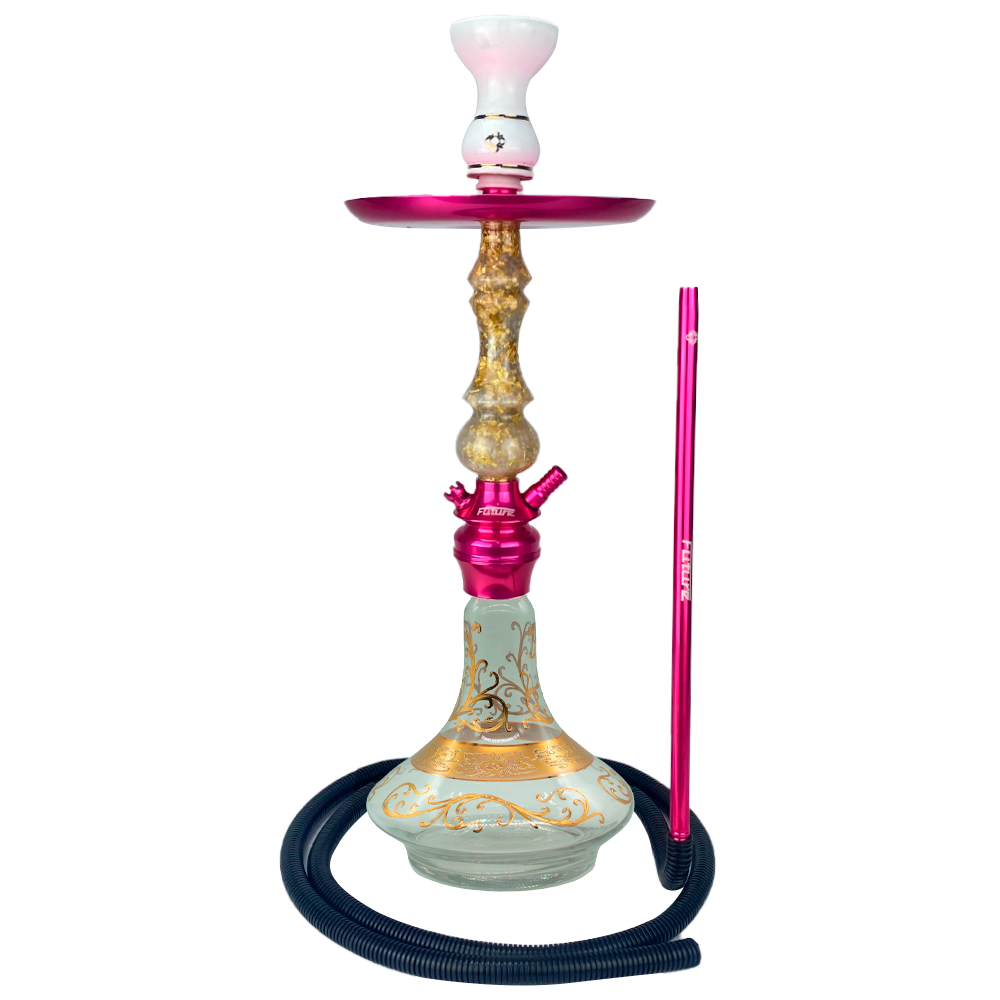 15212274919-narga23.png Narguile Amazon Future Cartier Bohemian - Pink/Pearl White - Imagem 1
