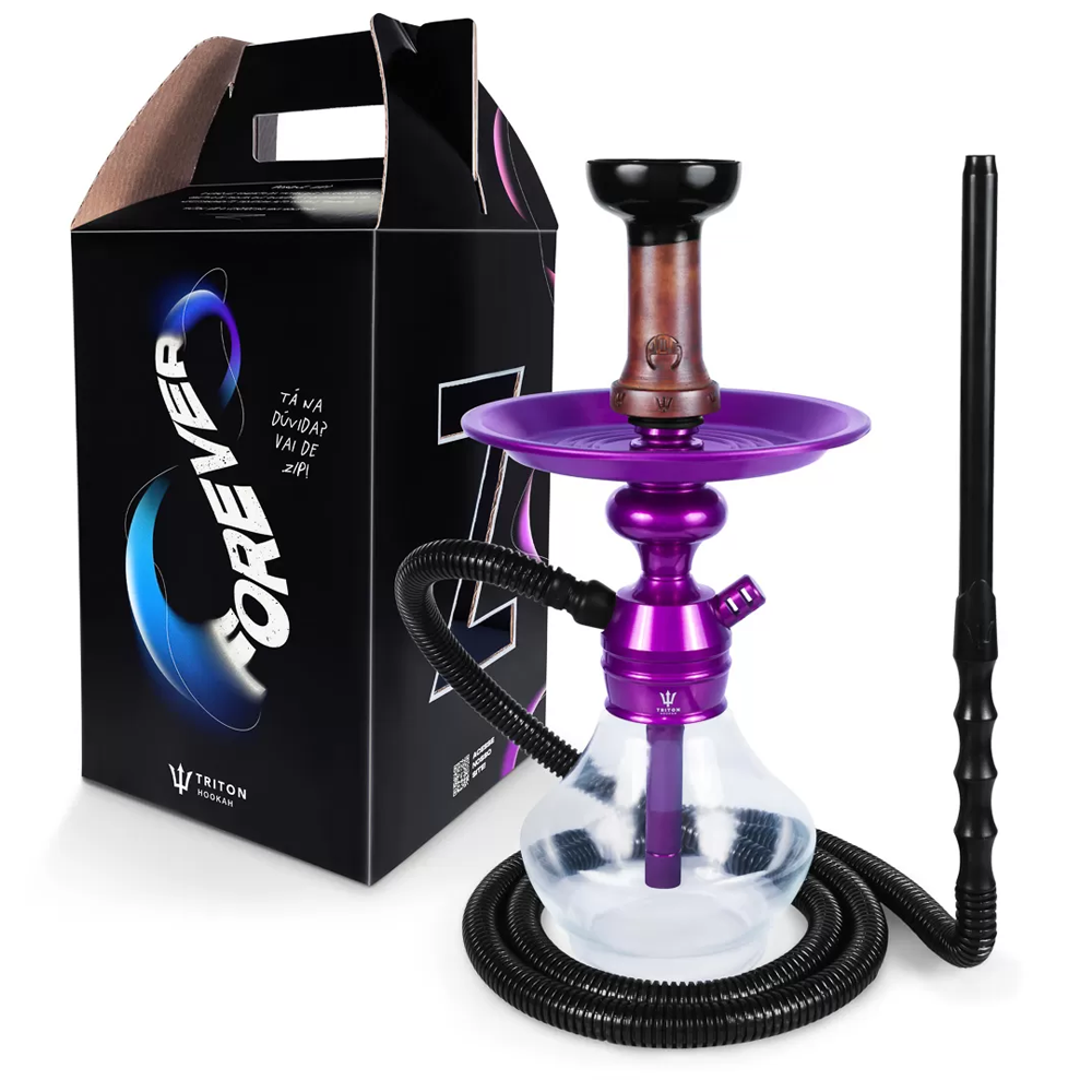 15218839925-nctfsk06.png Narguile Completo Triton Forever - Roxo - Imagem 1