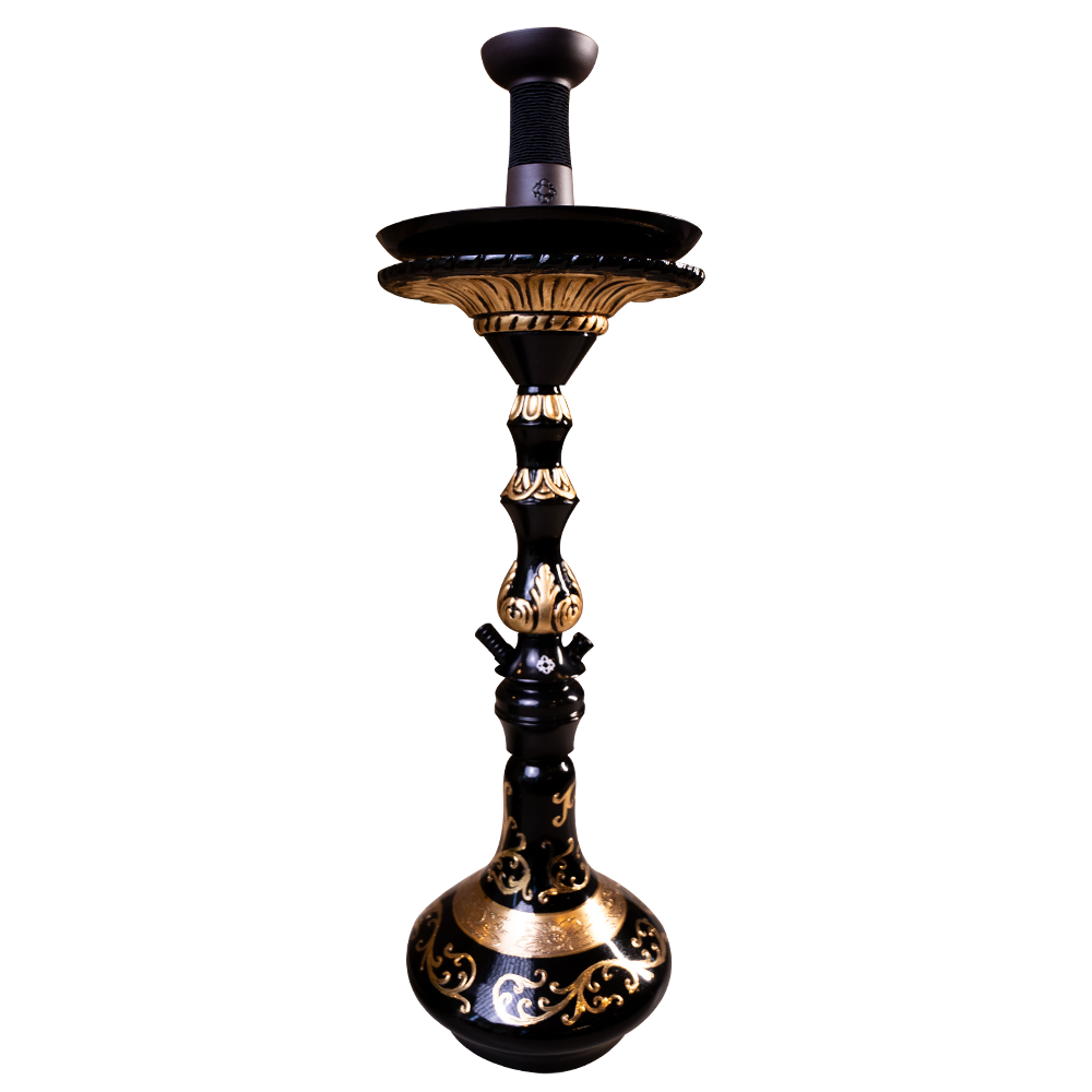 15269770514-kanjs03.png Narguile Completo Amazon Future Serie Ouro Bohemian - All Black - Imagem 1