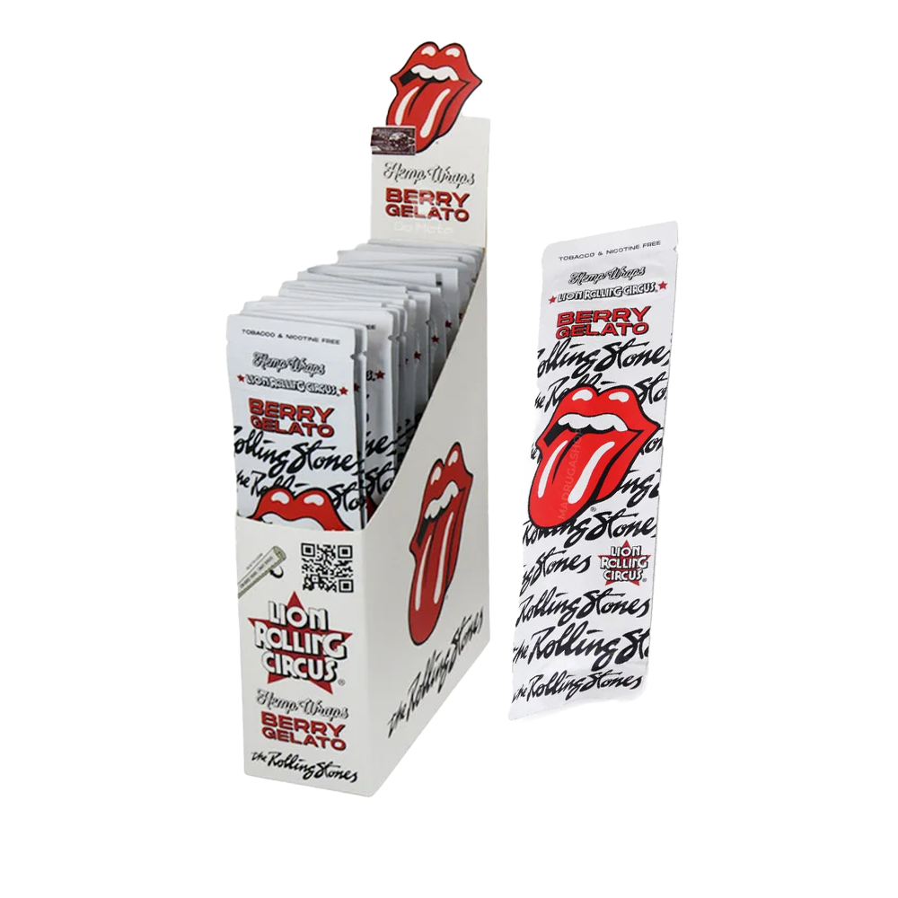 15301190697-wwaaq17.png Display Seda Blunt Lion Circus Hemp Wraps Berry Gelato (Caixa com 25un com 2 Folhas) - Imagem 1