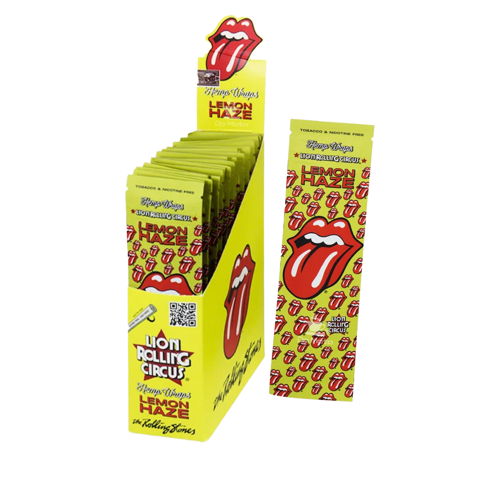 15301191009-wwaaq21.png Display Seda Blunt Lion Circus Hemp Wraps Lemon Haze (Caixa com 25un com 2 Folhas) - Imagem 1