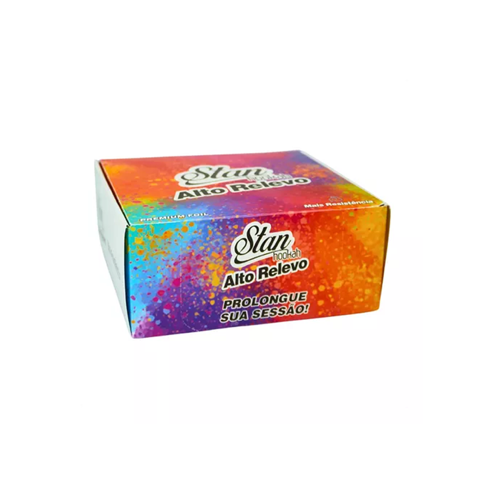 15312965130-moinjs01.png Papel Alumínio Stan Hookah Alto Relevo 400 Folhas - Imagem 1