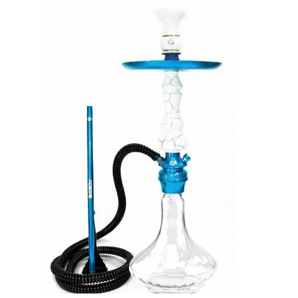 NGAMZFT001 Narguile Amazon Hookah Future - Azul/Onix Azul/Twist Clear - Imagem 1
