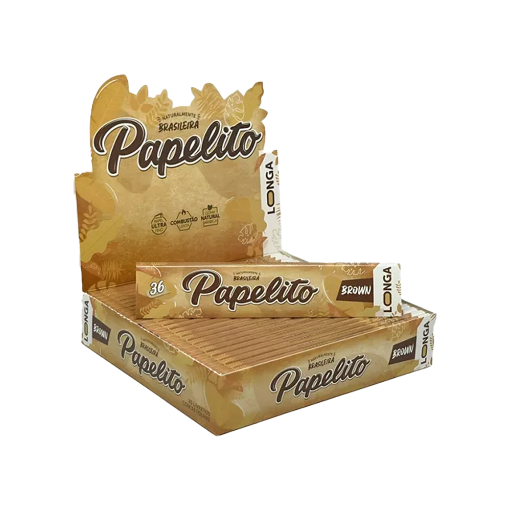15368854894-oakmsm02.png Seda Papelito Brown Longa (25 Livretos C/36 Folhas) - Imagem 1