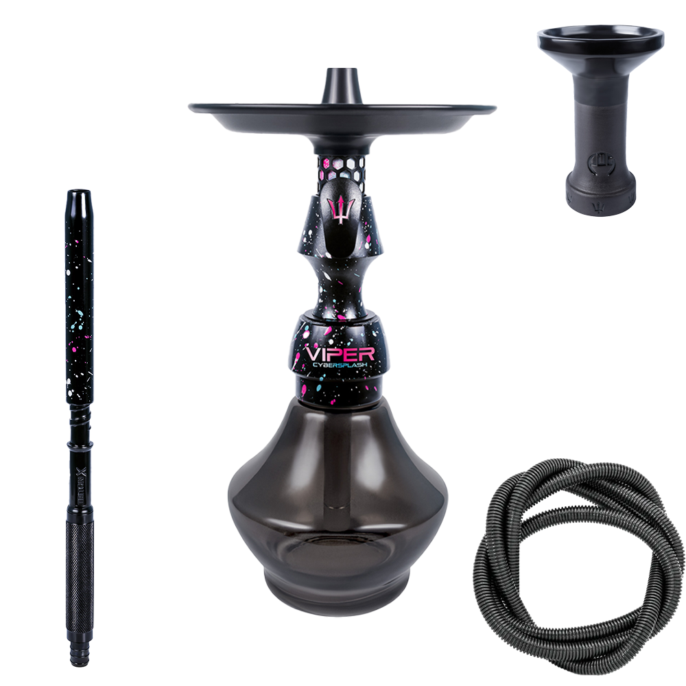 15374004928-cyberspl01.png Narguile Triton Viper SV Cyber Splash - Branco/Rosa - Imagem 1