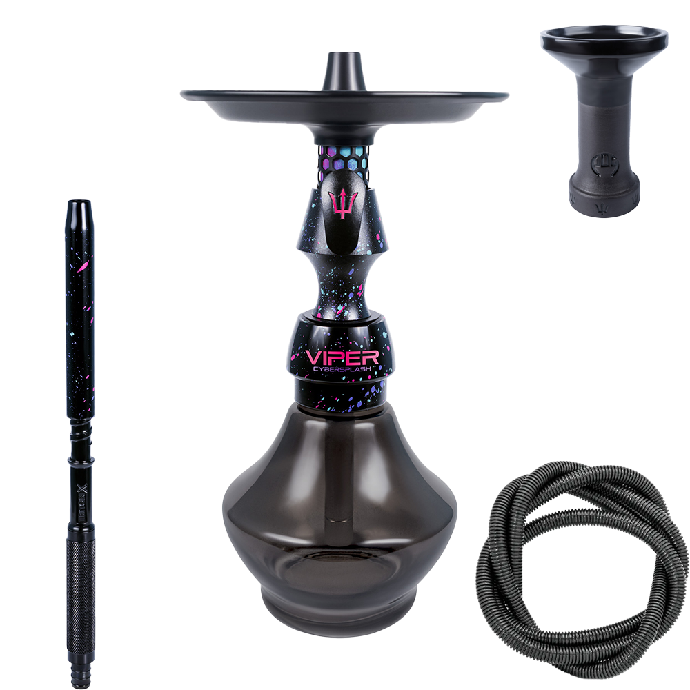 15374005260-cyberspl04.png Narguile Triton Viper SV Cyber Splash - Rosa/Roxo - Imagem 1
