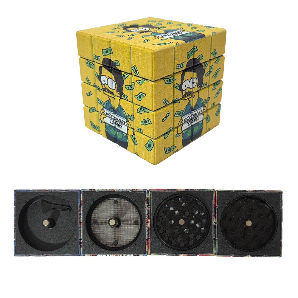 15516753533-dgccmp10.png Dichavador De Metal DK Cubo Mágico Pablo Escobar - Modelo 4 - Imagem 1